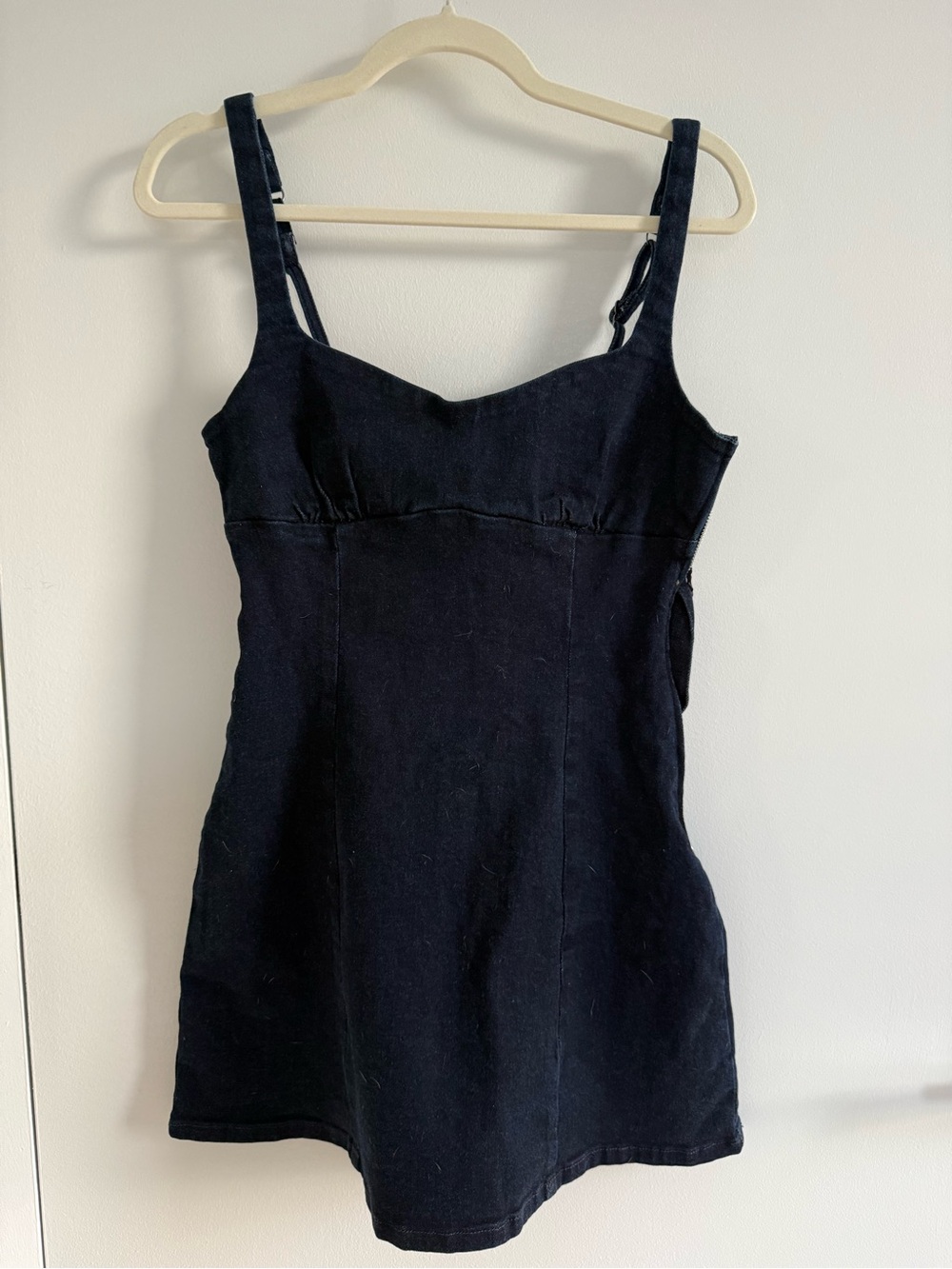Denim Sleeveless Mini Dress